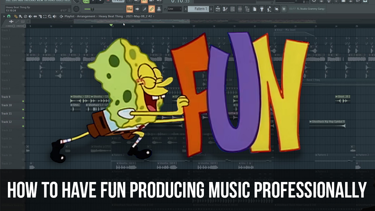 How to have fun producing music professionally